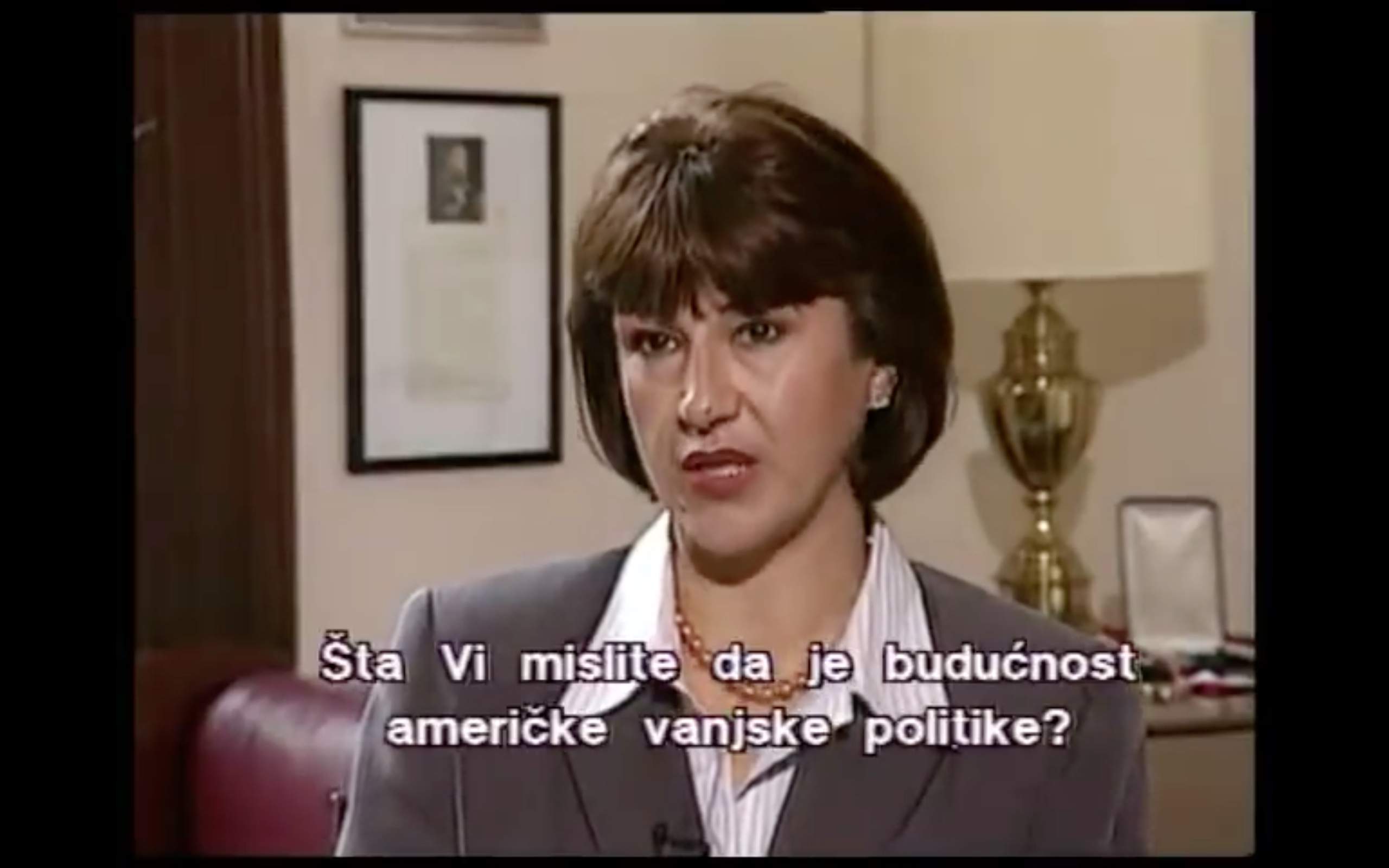 Screenshot 1999-07-15 Envera Selimović - Intervju - Joseph Biden 1999.: Neljudskost može puštati korijen samo kada dobri ljudi šute